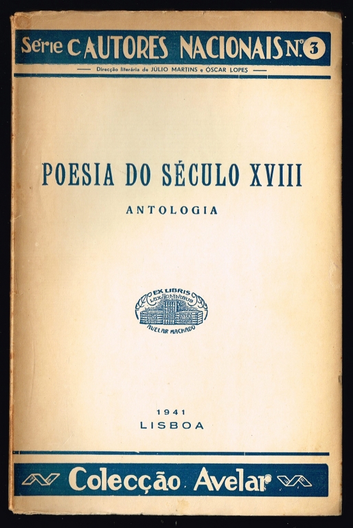 POESIA DO SCULO XVIII antologia